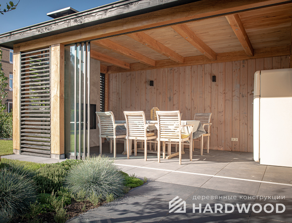 Пергола беседка с гриль зоной №23 - фото 1452